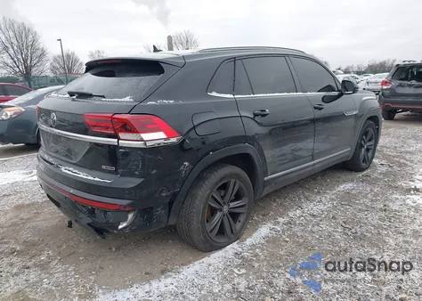 2021 Volkswagen Atlas Cross Sport 3.6L V6 Se W/Technology R-Line from USA, damaged, VIN 1V2RE2CA0MC212814